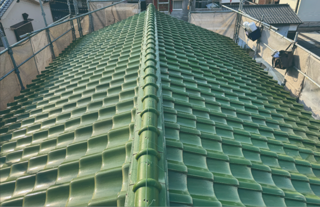 八尾市屋根葺き替えbefore