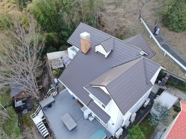 和泉市 屋根カバー工事after