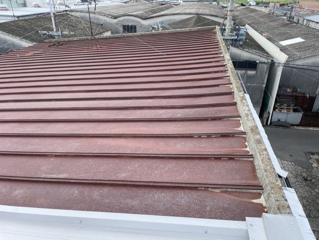 八尾市 屋根カバーリピート工事before